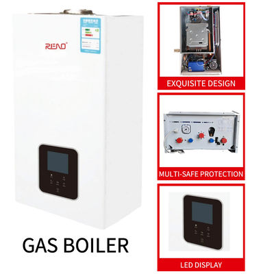 ガスまたはLPGコンデンサステンレス鋼コンビボイラー 壁吊り ホワイトパネル 42kw